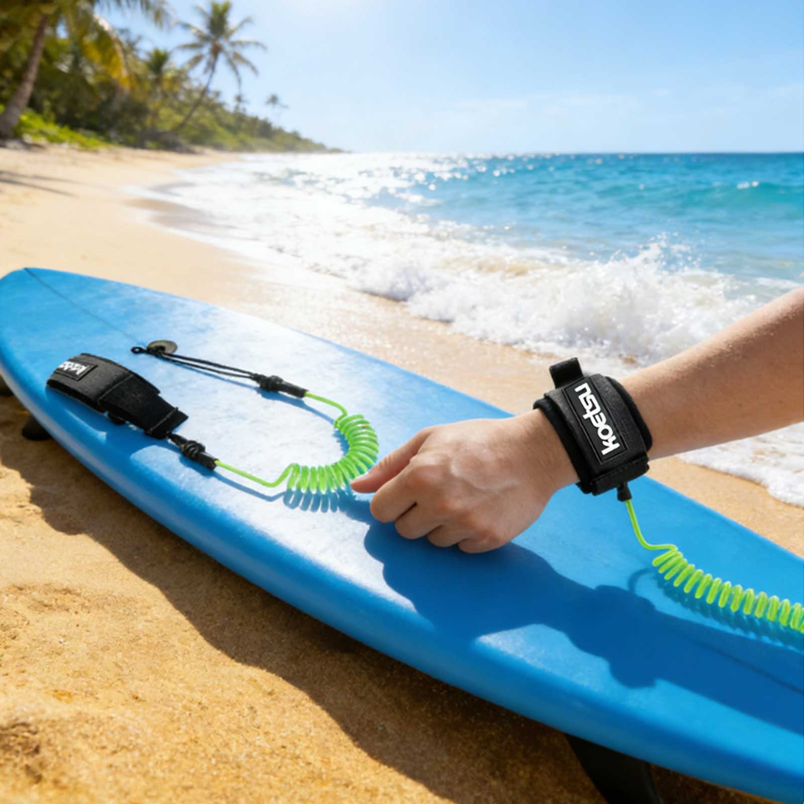 Stand Up Paddle Leash - SUP Paddle Board Leash TPU-materiaal Sterk