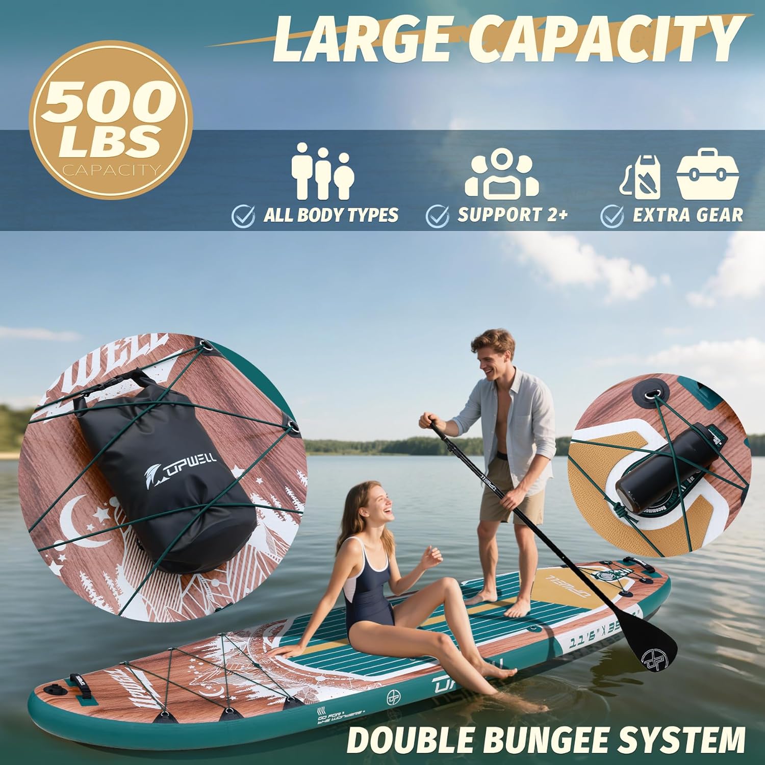 Opblaasbaar Stand Up Paddleboa - Stand Up Paddle Leash recensie en prijs