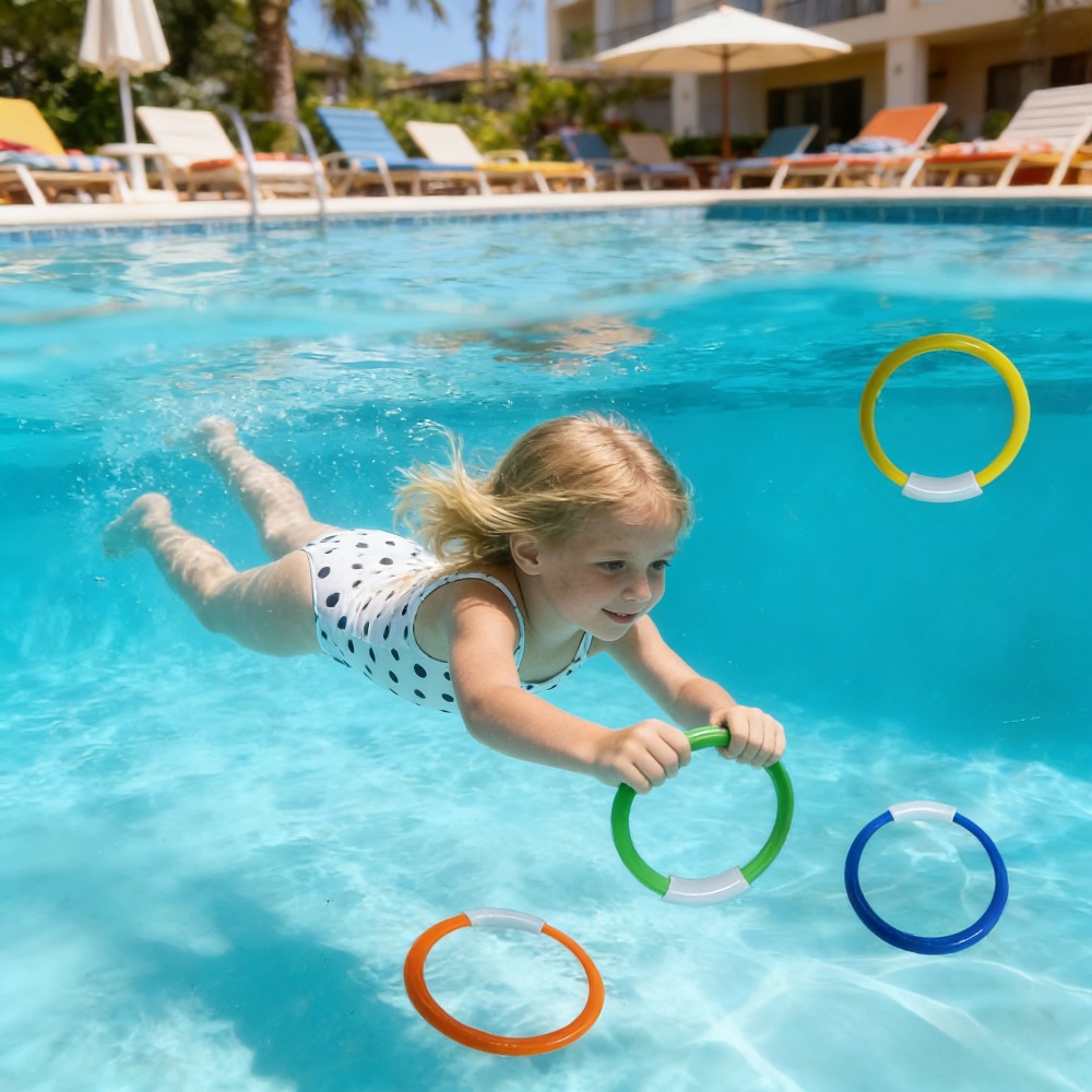 4 kleurrijke duikringen, voor  - Aquatic Diving recensie en prijs