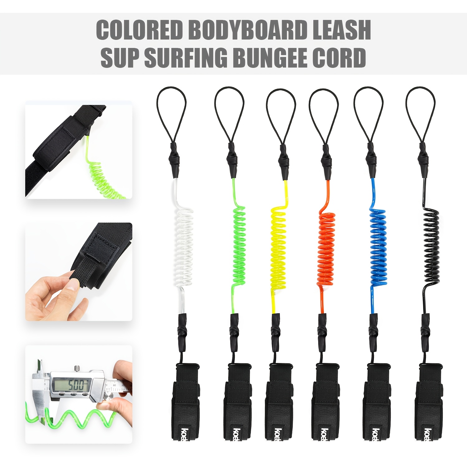 KOETSU Bodyboard Leash, 5 mm T - Stand Up Paddle Leash recensie en prijs