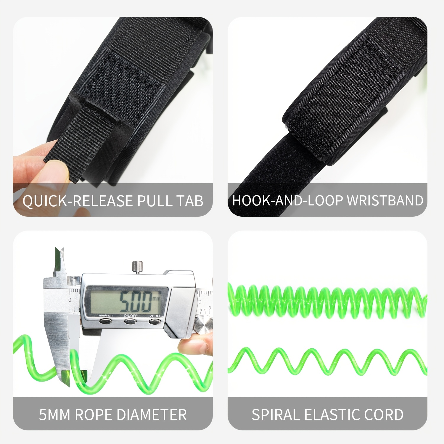 KOETSU Bodyboard Leash, 5 mm T - Stand Up Paddle Leash recensie en prijs
