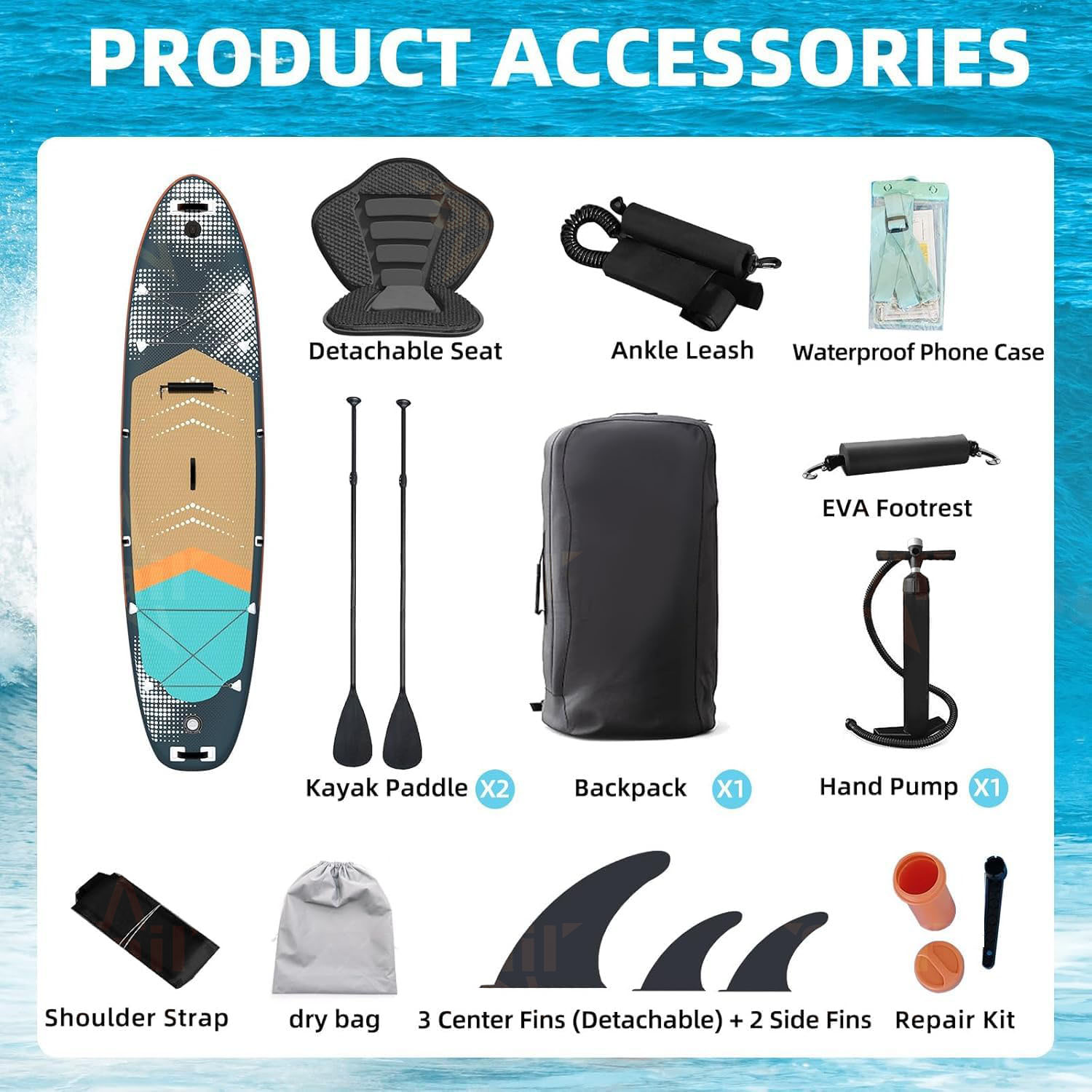 Multifunctionele opblaasbare s - Stand Up Paddle Leash recensie en prijs