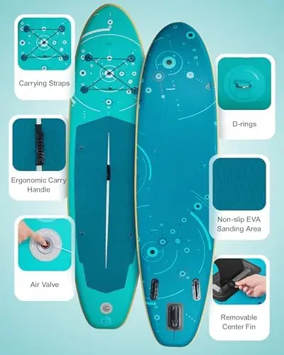 Extra breed opblaasbaar Stand  - Stand Up Paddle Leash recensie en prijs
