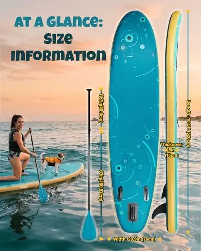 Extra breed opblaasbaar Stand  - Stand Up Paddle Leash recensie en prijs
