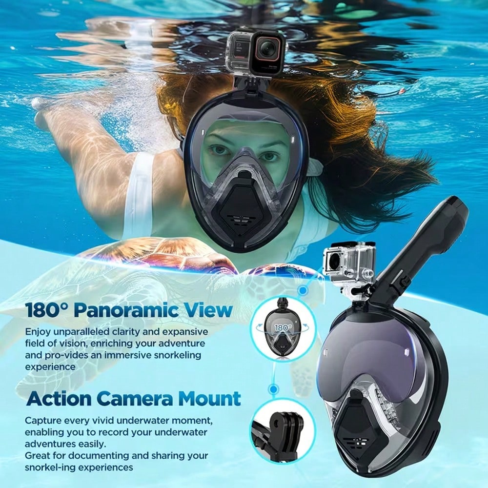Duikmasker voor volwassenen me - Snorkel Dry Top recensie en prijs